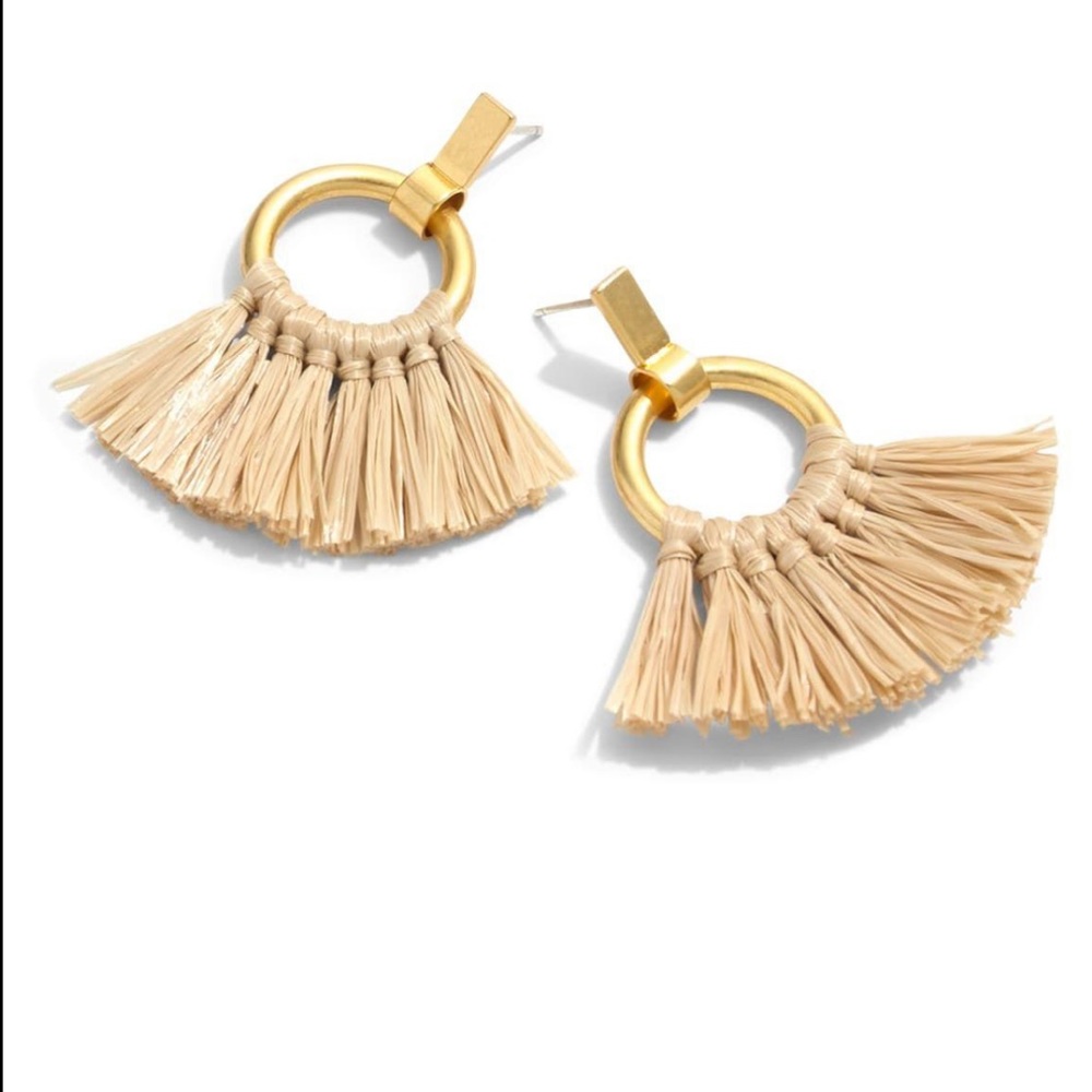 Madewell Raffia Tassel Earrings